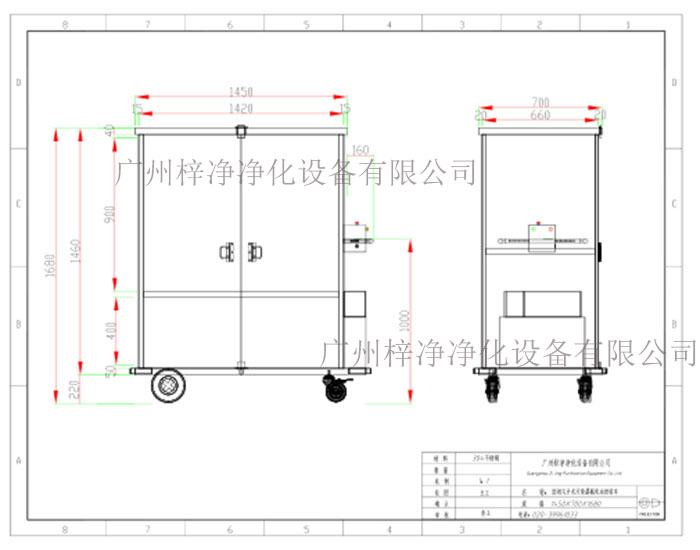 密閉式手術(shù)污染器械電動(dòng)轉(zhuǎn)運(yùn)車產(chǎn)品方案設(shè)計(jì)示意圖